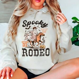 Spooky Rodeo Western Halloween Hoodie